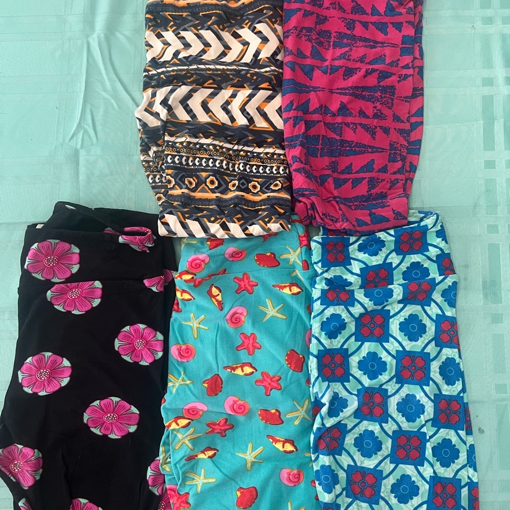 Lot of OS Lularoe leggings
